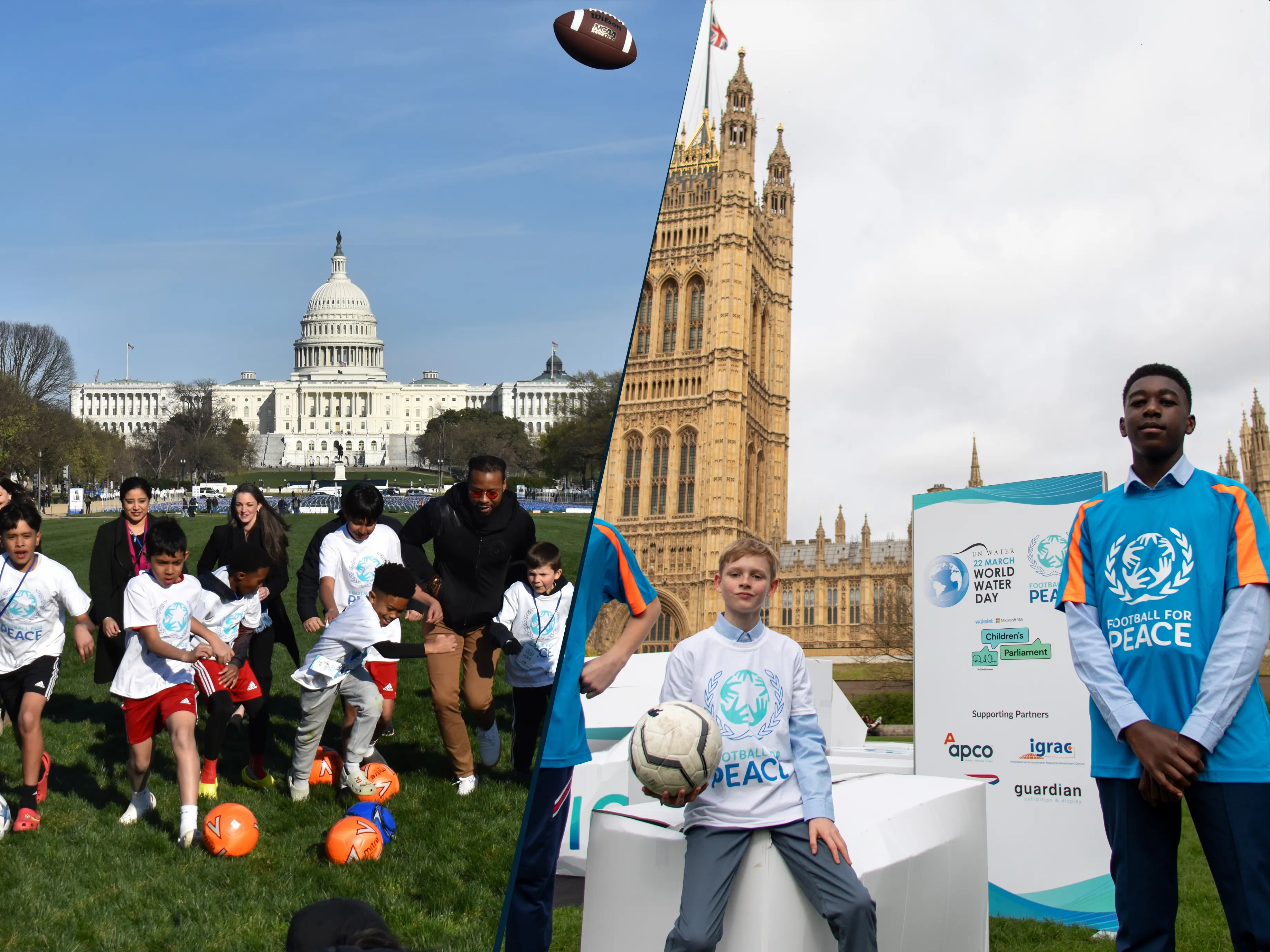 Global Water Campaign ‘Rehydrate the Earth’ Launched at UK Parliament & US Capitol Hill with Government Officials & Athletes
